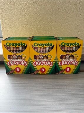 🖍️ 🆕 Crayola Multicultural Crayons Bundle – 15 Packs of 8 Skin Tone Crayons
